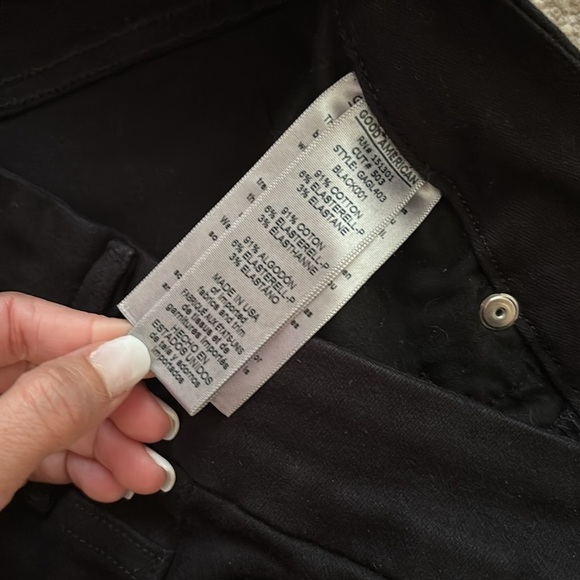 Good American: Good Legs Classic Black Jeans size 33 - Picture 3 of 8